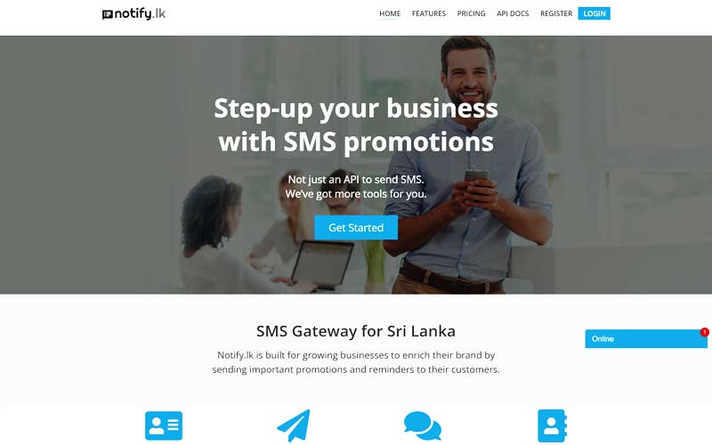 notify.lk SMS gateway solution
